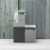 Koš na bielizeň Brabantia 120442 35L obdĺžnikový čierny