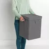 Koš na bielizeň Brabantia 120442 35L obdĺžnikový čierny