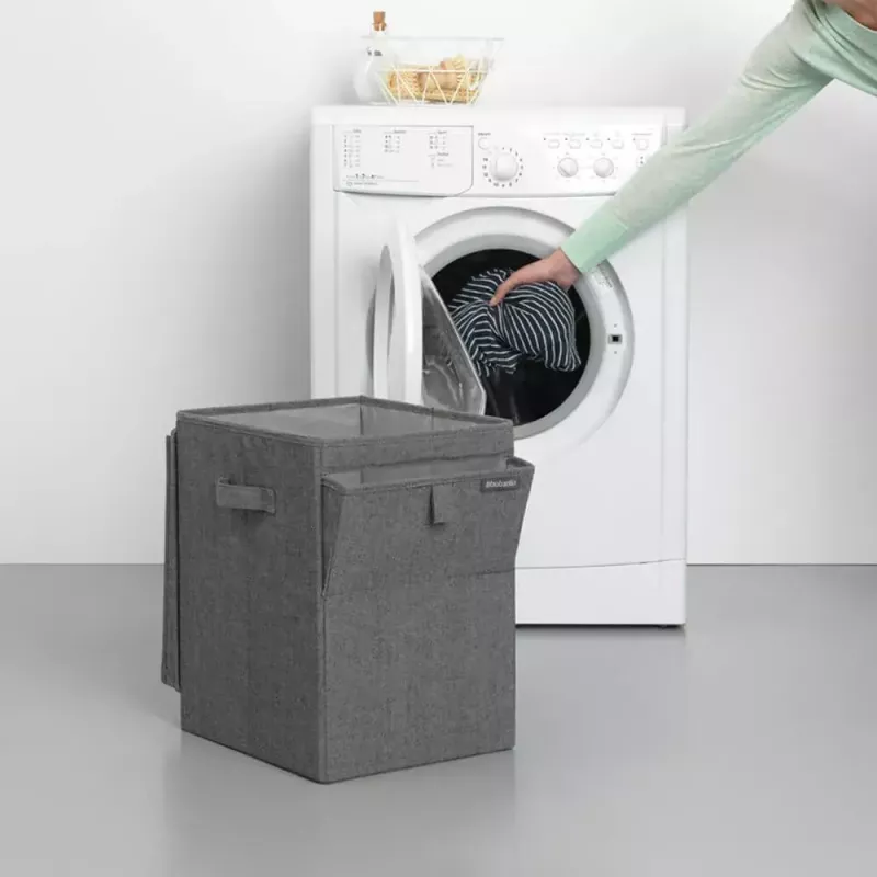Koš na bielizeň Brabantia 120442 35L obdĺžnikový čierny