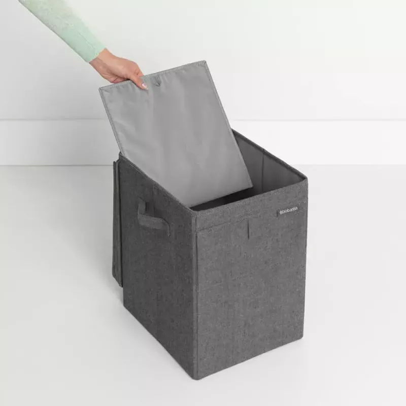 Koš na bielizeň Brabantia 120442 35L obdĺžnikový čierny