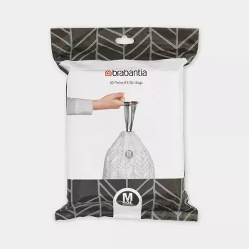 Vrecia na odpad Brabantia 138829 60 l biele 40 ks