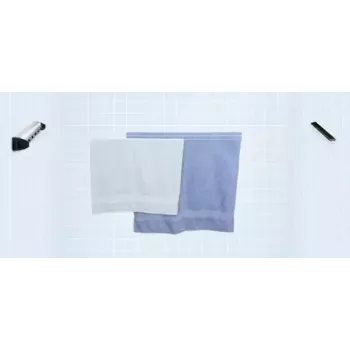 Nástenná šnúra na bielizeň Brabantia Pull-Out Drying Lines Set 2 ks nehrdzavejúca oceľ