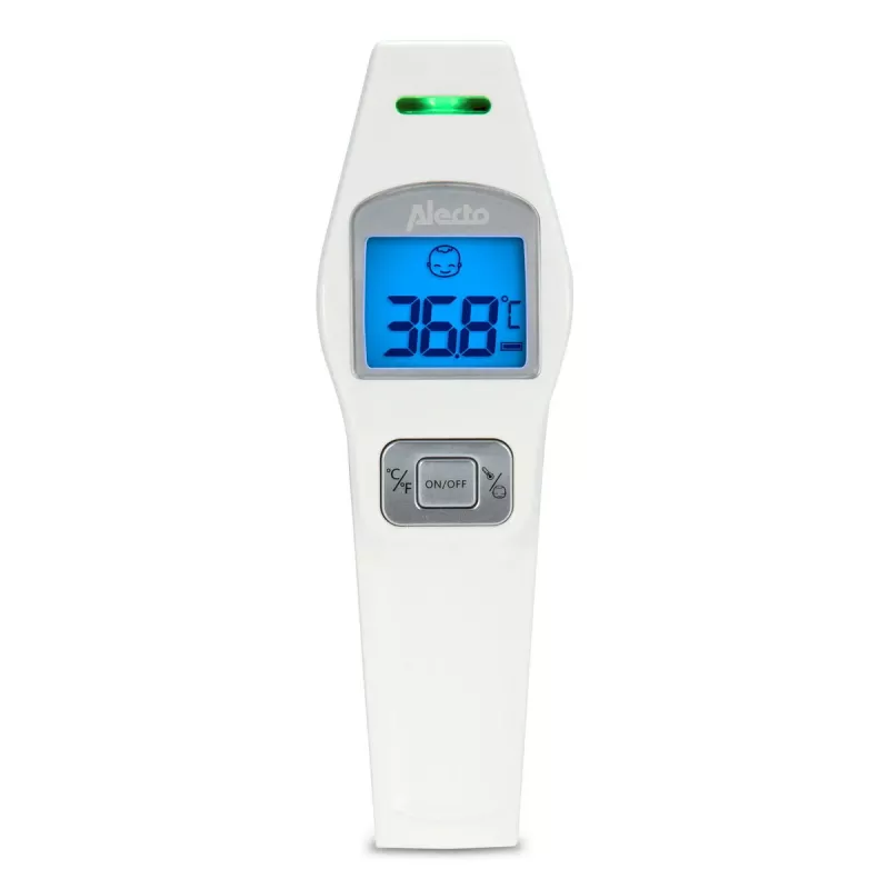 Bezkontaktný teplomer Alecto BC-37 biela čelo
