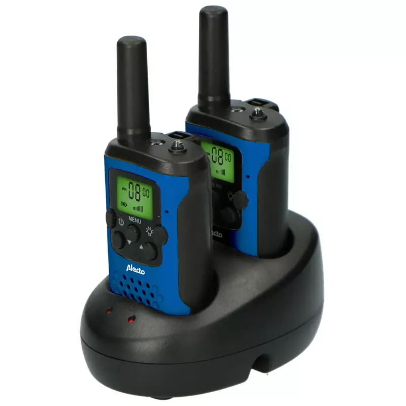 Alecto FR175BW vysielačka 8 kanálov 446 MHz čierna modrá