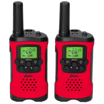 Alecto FR115RD vysielačka 8 kanálov 446 MHz čierna červená
