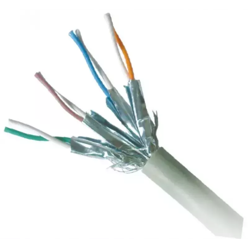 Gembird PP6A-LSZHCU-2M Cat6A S/FTP LSZH patch kábel, RJ-45, 2 m, sivý