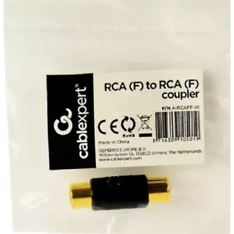 Káblový gender changer RCA Gembird A-RCAFF-01