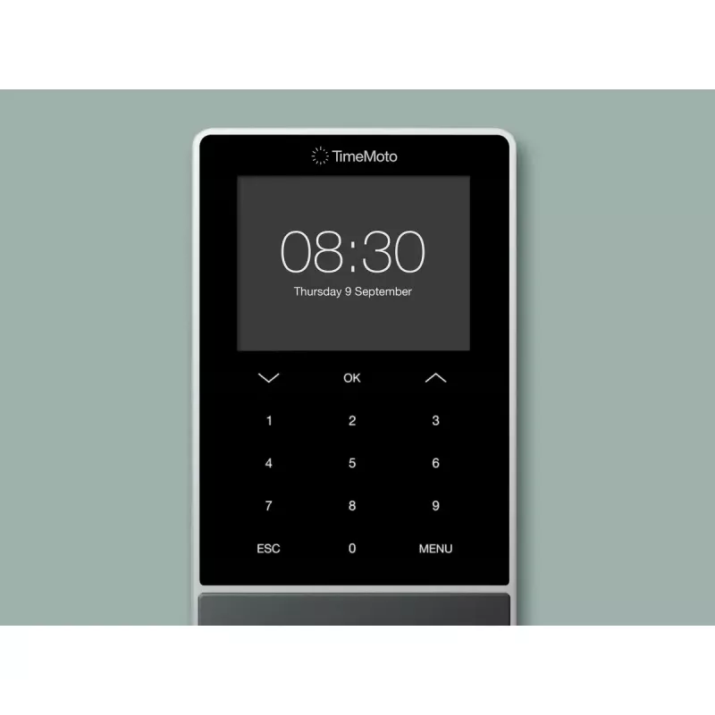 Safescan TM—818 MC čierny chip token odtlačok prsta heslo proximity karta