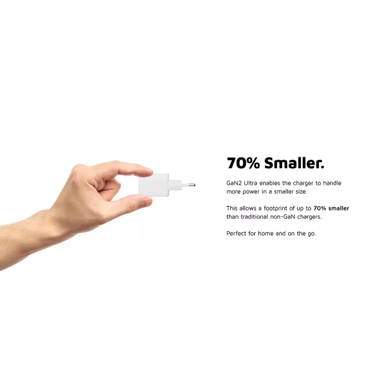 Nástenná nabíjačka Xtorm 35W GaN² Ultra interiérová USB Type-C rýchle nabíjanie biela