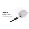 Nástenná nabíjačka Xtorm 20W GaN² Ultra — 20 W, USB-C, interiérová, biela