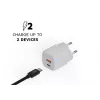 Nástenná nabíjačka Xtorm 20W GaN² Ultra — 20 W, USB-C, interiérová, biela