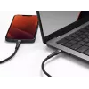 Kábel USB-C na Lightning LINQ byELEMENTS 2 m MFi certifikovaný čierny