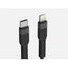 Kábel USB-C na Lightning LINQ byELEMENTS 2 m MFi certifikovaný čierny