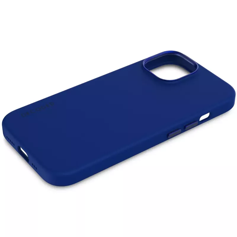 Puzdro Decoded iPhone 15 Plus 17 cm modré