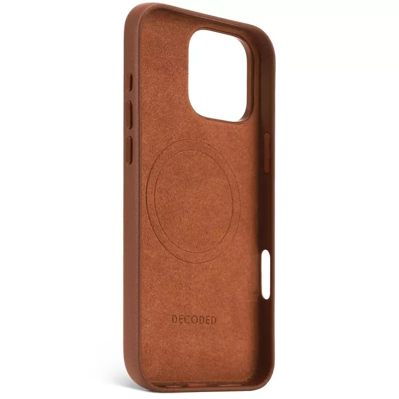 Decoded kožené puzdro pre iPhone 16 Pro Max 17,5 cm hnedé