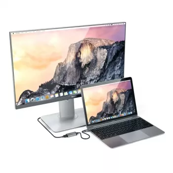 USB grafický adaptér Satechi ST-TC4KHAM sivý