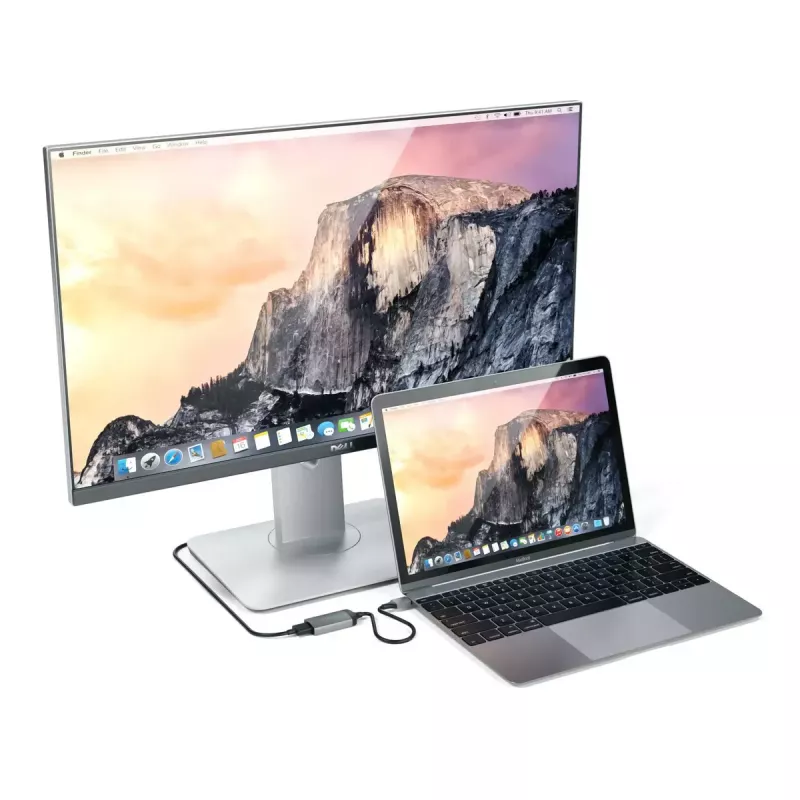 USB grafický adaptér Satechi ST-TC4KHAM sivý