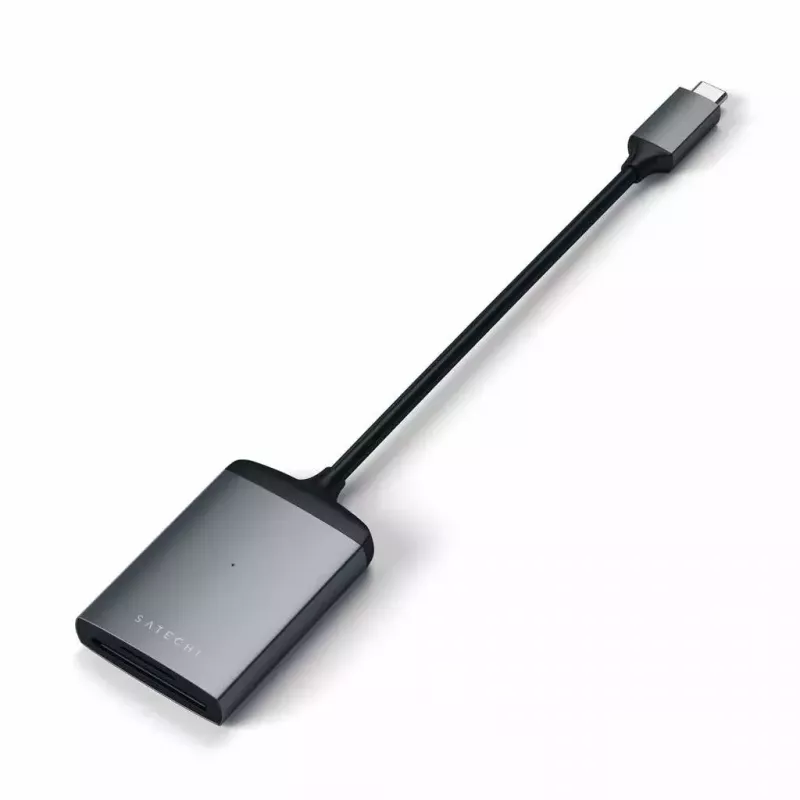 Satechi ST-TCU3CRM čítačka kariet USB 2.0 Type-C – SD, MicroSD, sivá, interná, 312 Mbit/s