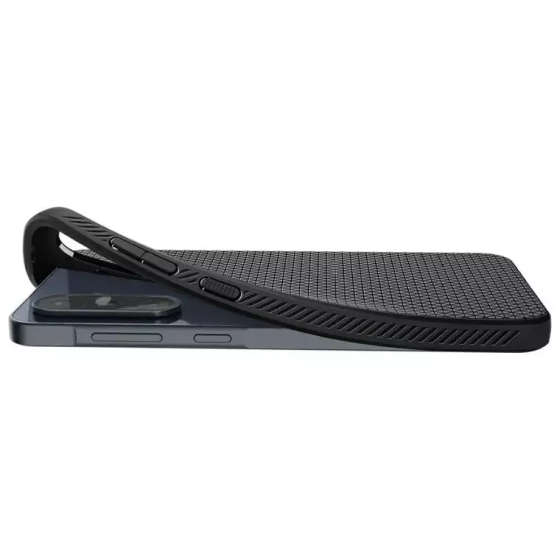 Ochranné puzdro Spigen Liquid Air pre Samsung Galaxy A36 5G, matne čierne