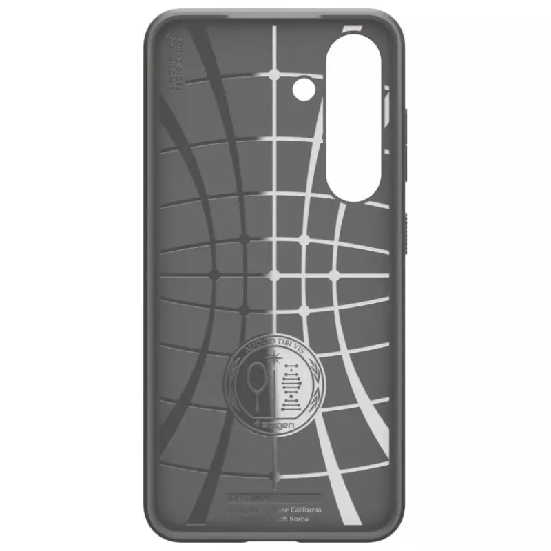 Ochranné puzdro Spigen Liquid Air pre Galaxy S25 — Marble Grau, tenké, tlmiaci nárazy
