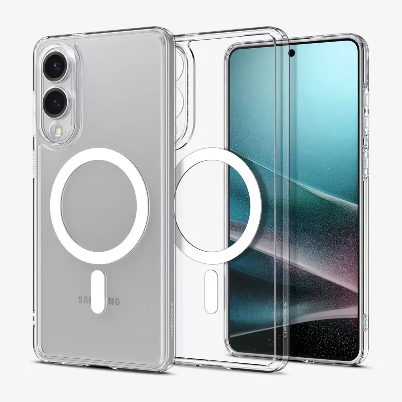Puzdro Spigen Galaxy S25 Edge Clear White transparentné 6,7 palcov
