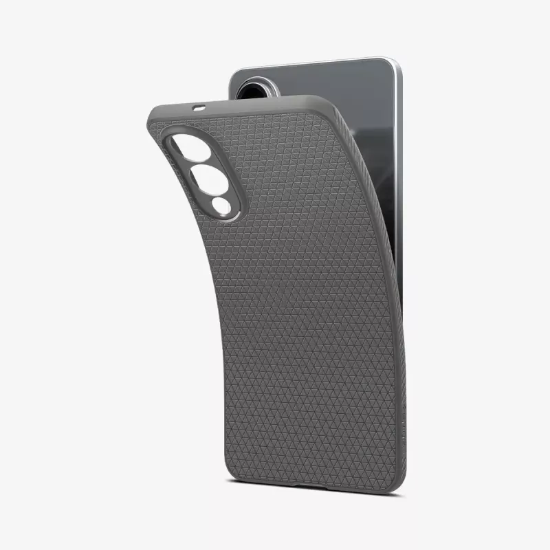 Puzdro Spigen Galaxy S25 Edge Marble Gray monochromatické