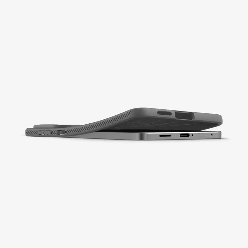 Puzdro Spigen Galaxy S25 Edge Marble Gray monochromatické