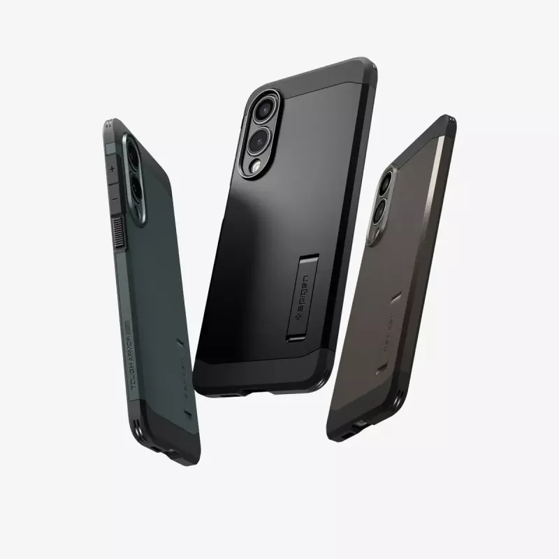 Puzdro Spigen Galaxy S25 Edge Tough Armor AI Abyss zelené