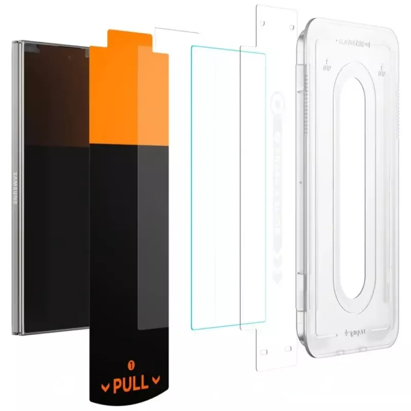 Ochranná fólia displeja Spigen Glas.TR EZ FIT Pro pre Samsung Galaxy Z Fold 7 — transparentná, 2 ks
