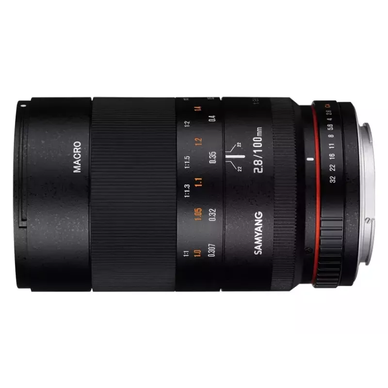 Objektív s pevnou ohniskovou vzdialenosťou Samyang 100mm F2.8 ED UMC MACRO