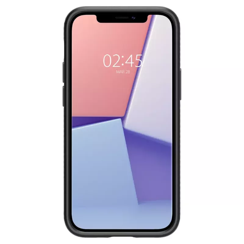 Puzdro Spigen Liquid Air iPhone 12 12 Pro čierne