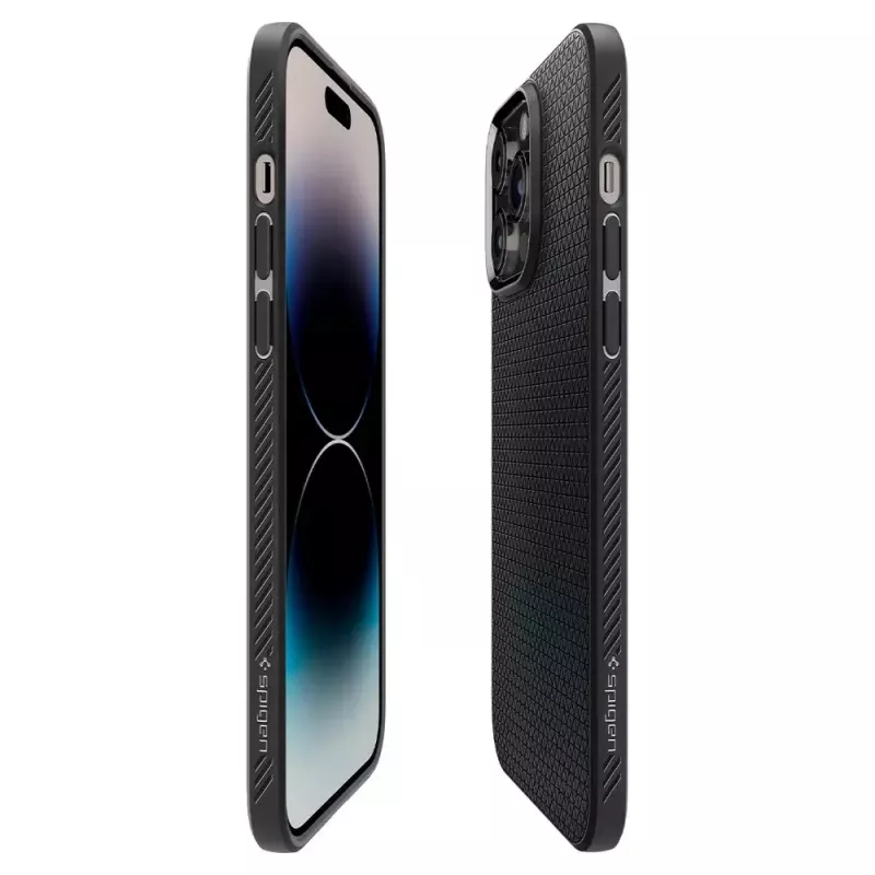Puzdro Spigen Liquid Air iPhone 14 Pro Max 17 cm čierne