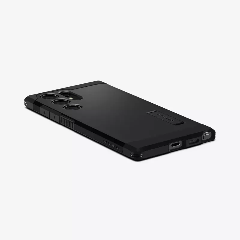 Puzdro na telefón Spigen Tough Armor čierne Galaxy S24 Ultra 17,3 cm