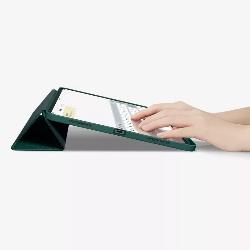 Flip puzdro Spigen Urban Fit 33 cm (13 palcov) pre iPad Pro 2024 zelené