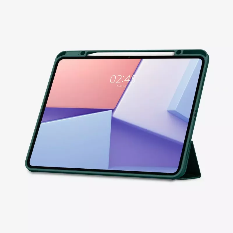 Flip puzdro Spigen Urban Fit 33 cm (13 palcov) pre iPad Pro 2024 zelené