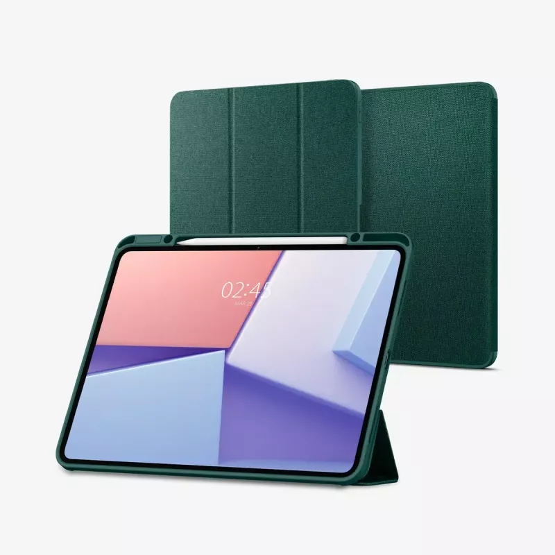 Flip puzdro Spigen Urban Fit 33 cm (13 palcov) pre iPad Pro 2024 zelené