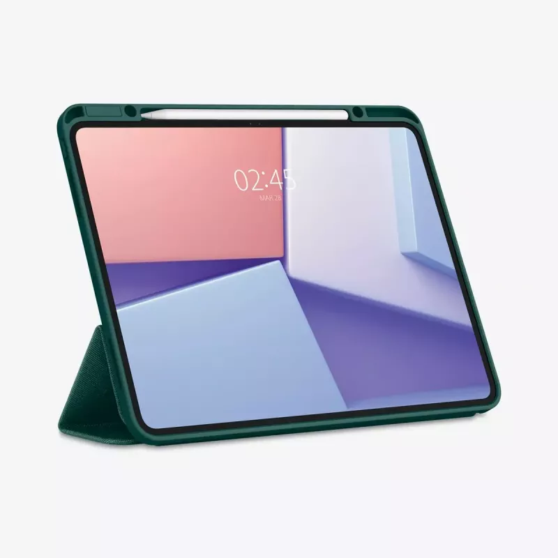 Flip puzdro Spigen Urban Fit 33 cm (13 palcov) pre iPad Pro 2024 zelené