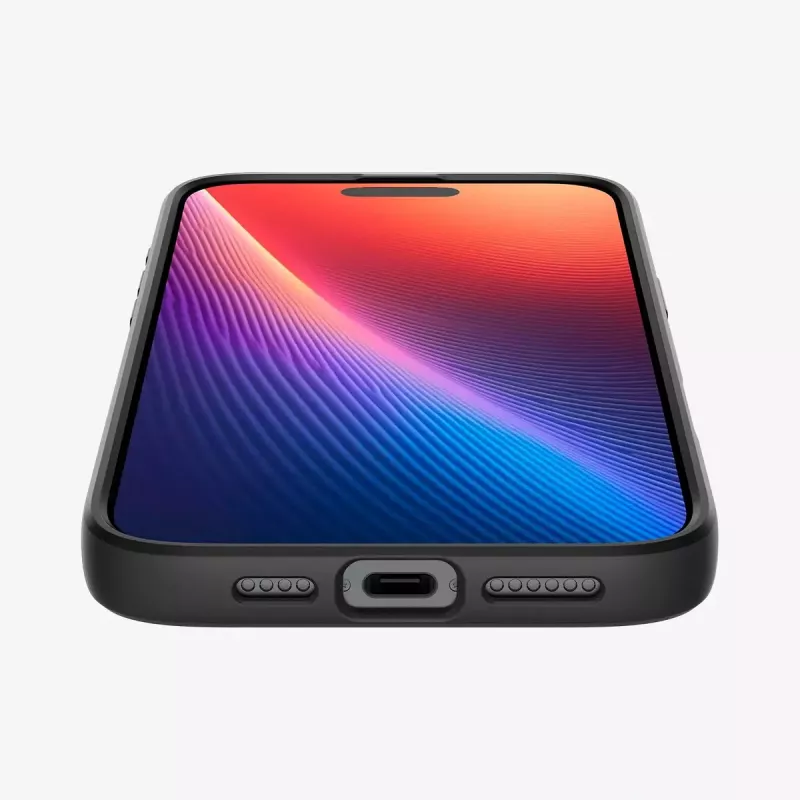 Puzdro Spigen Liquid Air iPhone 16 Pro Max 17,5 cm čierne