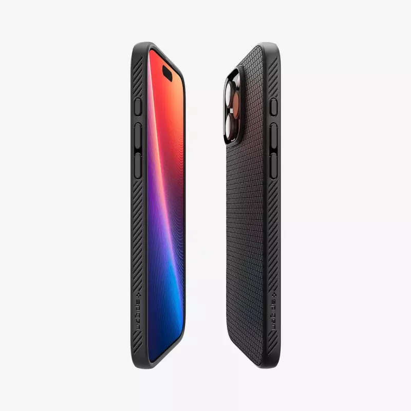 Puzdro Spigen Liquid Air iPhone 16 Pro Max 17,5 cm čierne