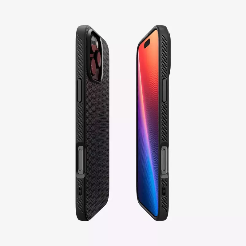 Puzdro Spigen Liquid Air iPhone 16 Pro Max 17,5 cm čierne