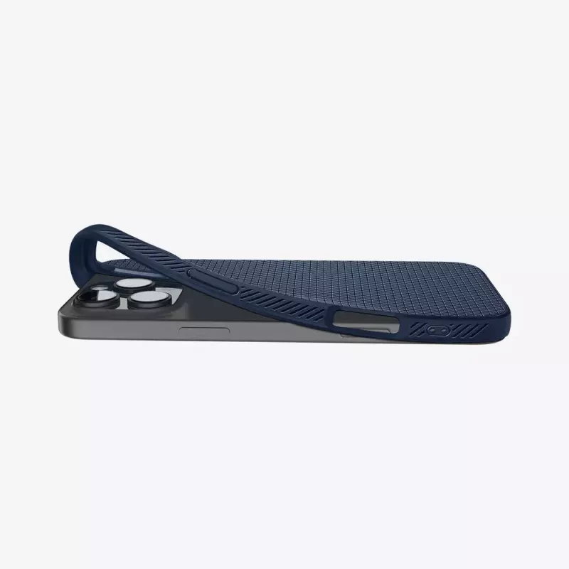 Puzdro na telefón Spigen Liquid Air navy pre iPhone 16 Pro Max