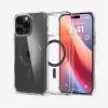 Puzdro na telefón Spigen Ultra Hybrid (MagFit) 17,5 cm grafitové transparentné