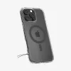 Puzdro na telefón Spigen Ultra Hybrid (MagFit) 17,5 cm grafitové transparentné