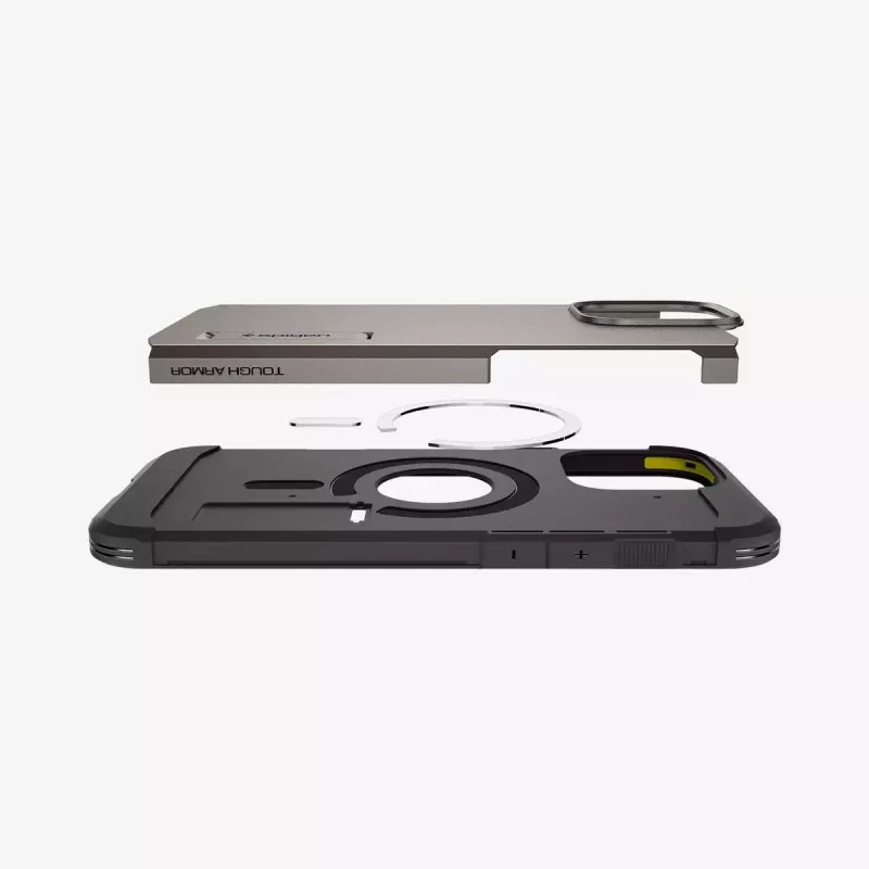 Puzdro na telefón Spigen Tough Armor AI MagFit puzdro sivé 17,5 cm