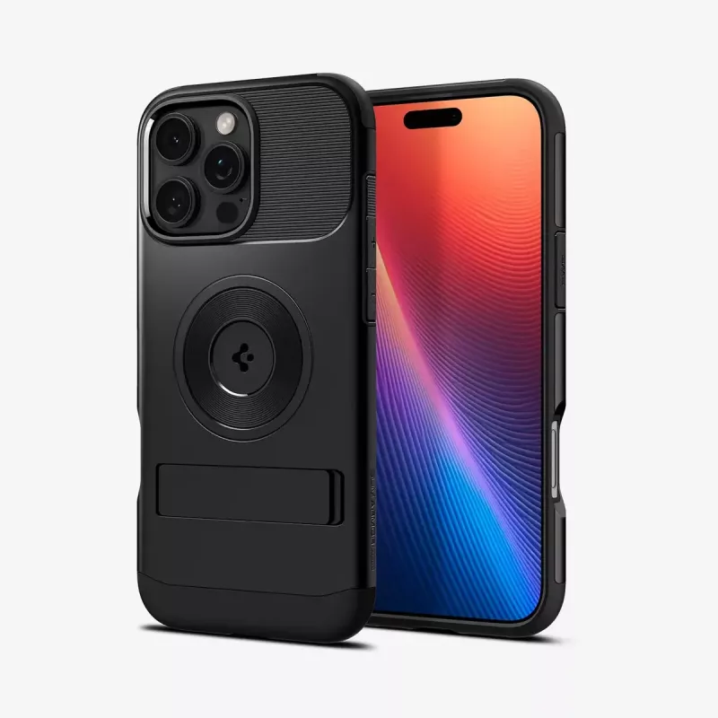 Puzdro na telefón Spigen Slim Armor (MagFit) kryt čierny 17,5 cm