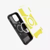 Puzdro na telefón Spigen Slim Armor (MagFit) kryt čierny 17,5 cm
