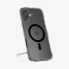 Puzdro na telefón Spigen Ultra Hybrid (MagFit) puzdro čierne transparentné pre iPhone 16 Plus