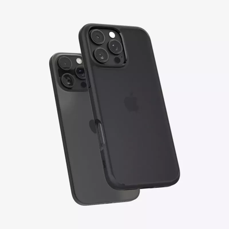 Puzdro na telefón Spigen Ultra Hybrid čierne pre iPhone 16 Pro 6,3 palca