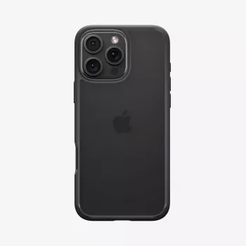 Puzdro na telefón Spigen Ultra Hybrid čierne pre iPhone 16 Pro 6,3 palca