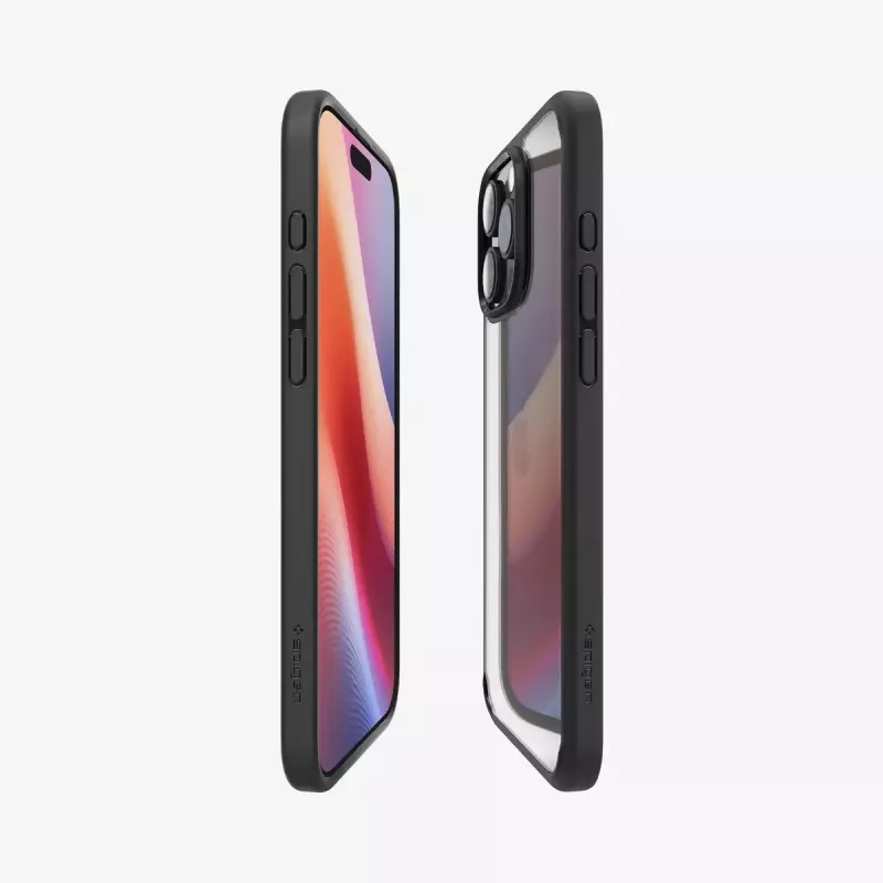 Puzdro na telefón Spigen Ultra Hybrid kryt čierny pre iPhone 16 Pro
